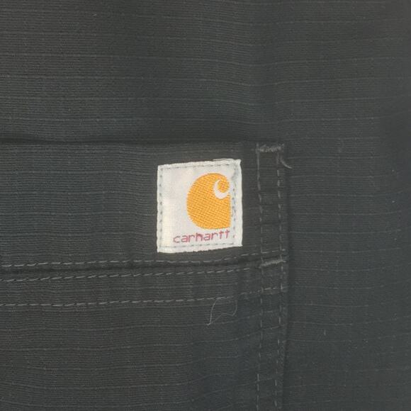 Carhartt Black & Gray Scrub Top Men's Size L - Picture 5 of 15